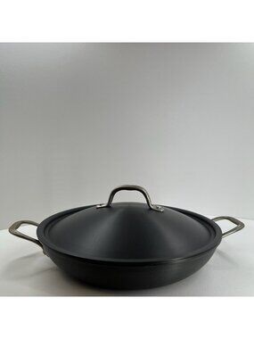 Calphalon 1392 12" Everyday Pan Hard Anodized Nonstick Dual Handle Skillet Lid